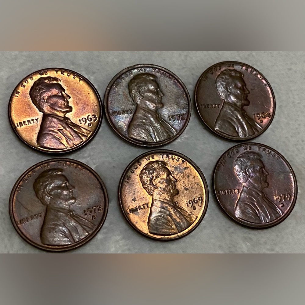✨6 Vintage Lincoln Pennies Collection’s ✨ - Picture 1 of 16
